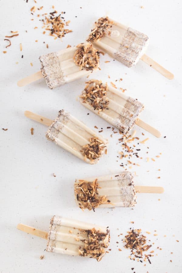 Toasted Coconut Popsicles_-4 How to make toasted coconut popsicles