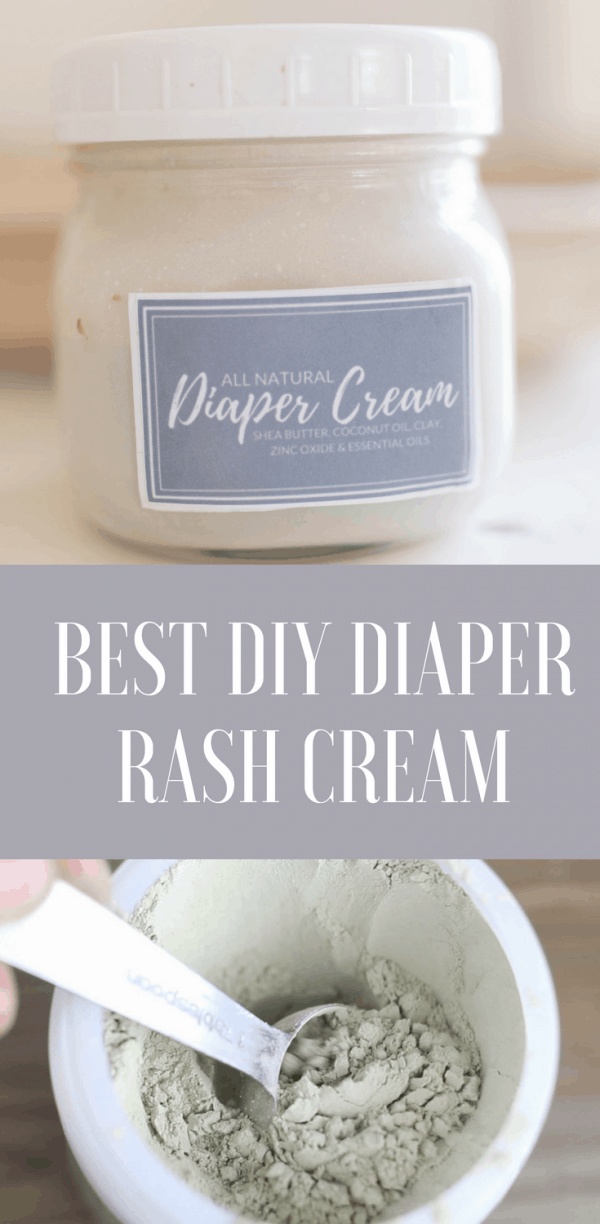Homemade All Natural Diaper Rash Cream with Bentonite Clay Farmhouse