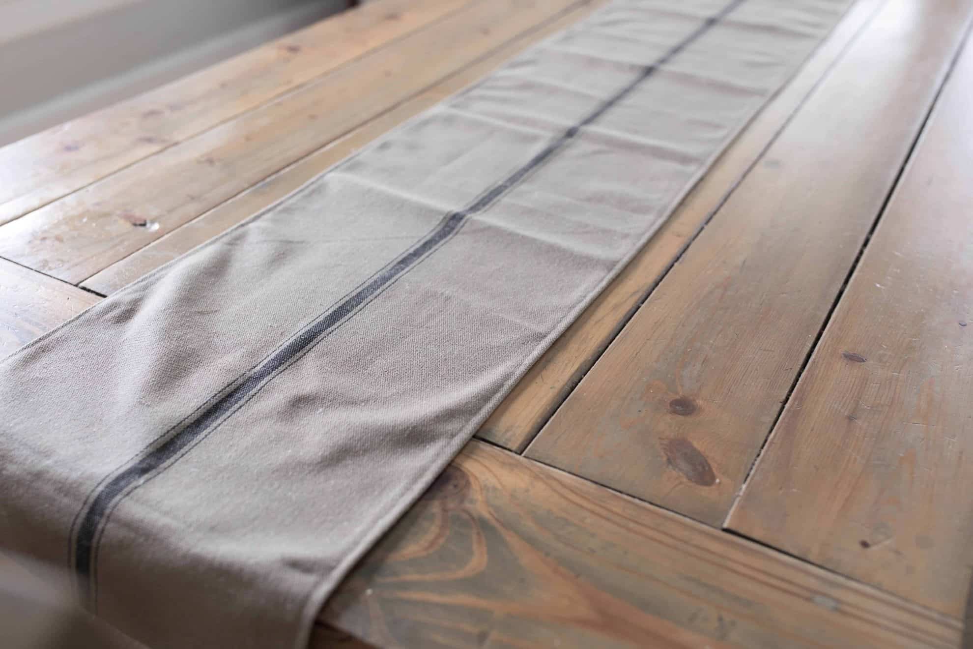 Black Grain Sack Table Runner Farmhouse On Boone Black Grain Sack Table Runner