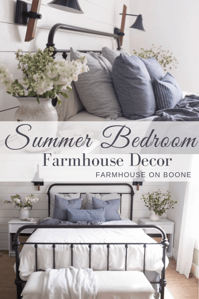 summer bedroom farmhouse decor