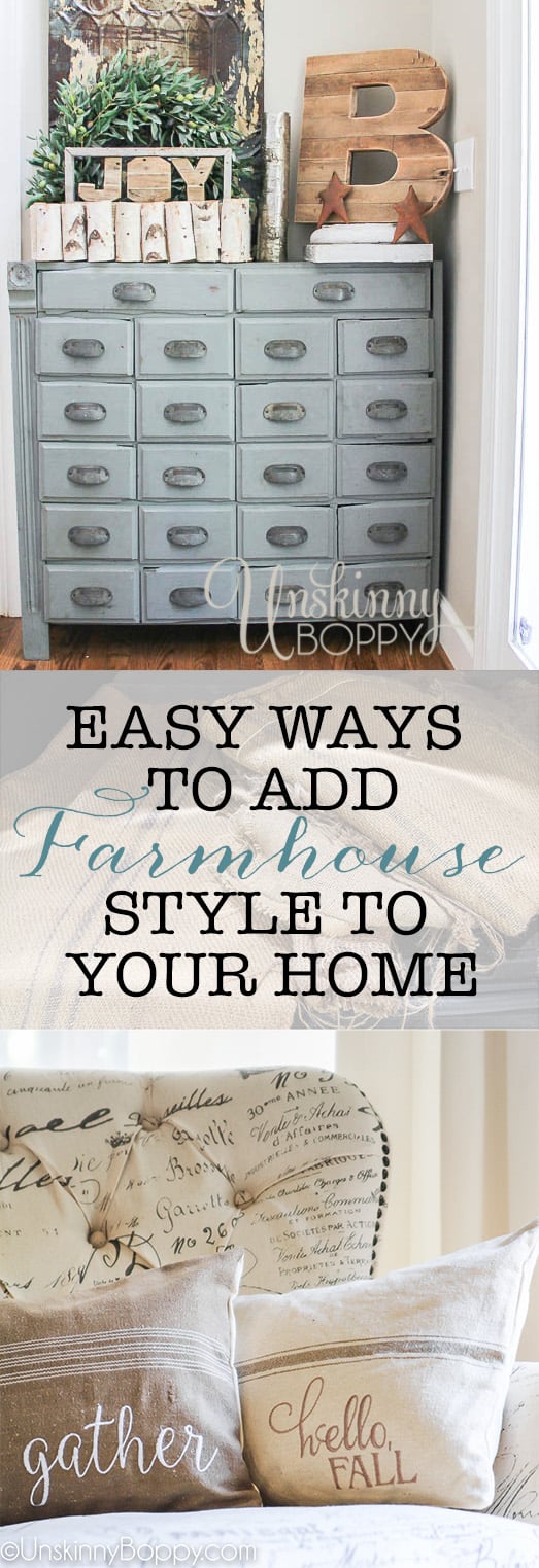 Five Easy Ways to add farmhouse style to your home