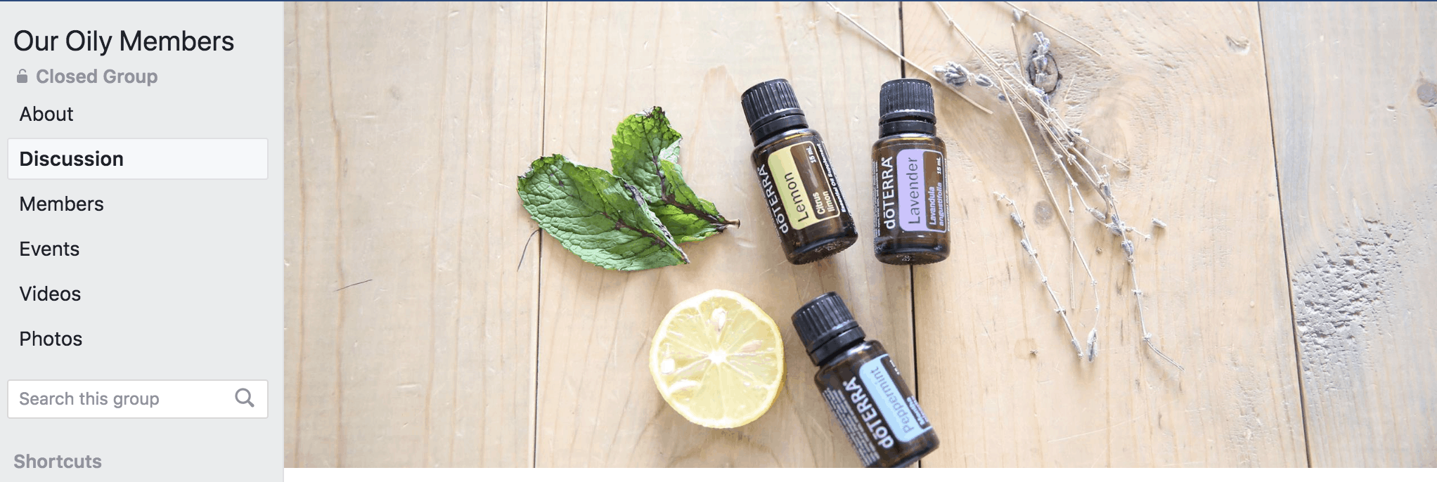 our loily memebrs essential oil members group