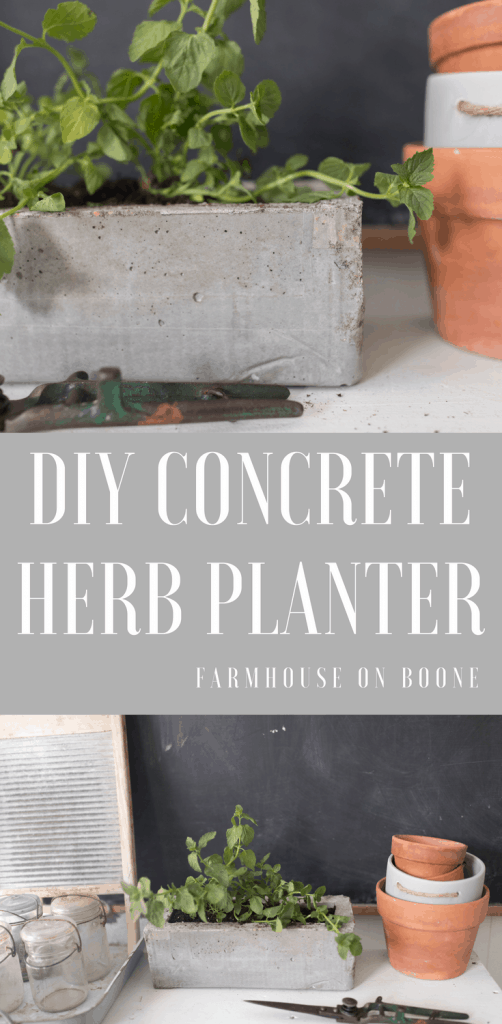 How to make a DIY concrete planter with cardboard forms