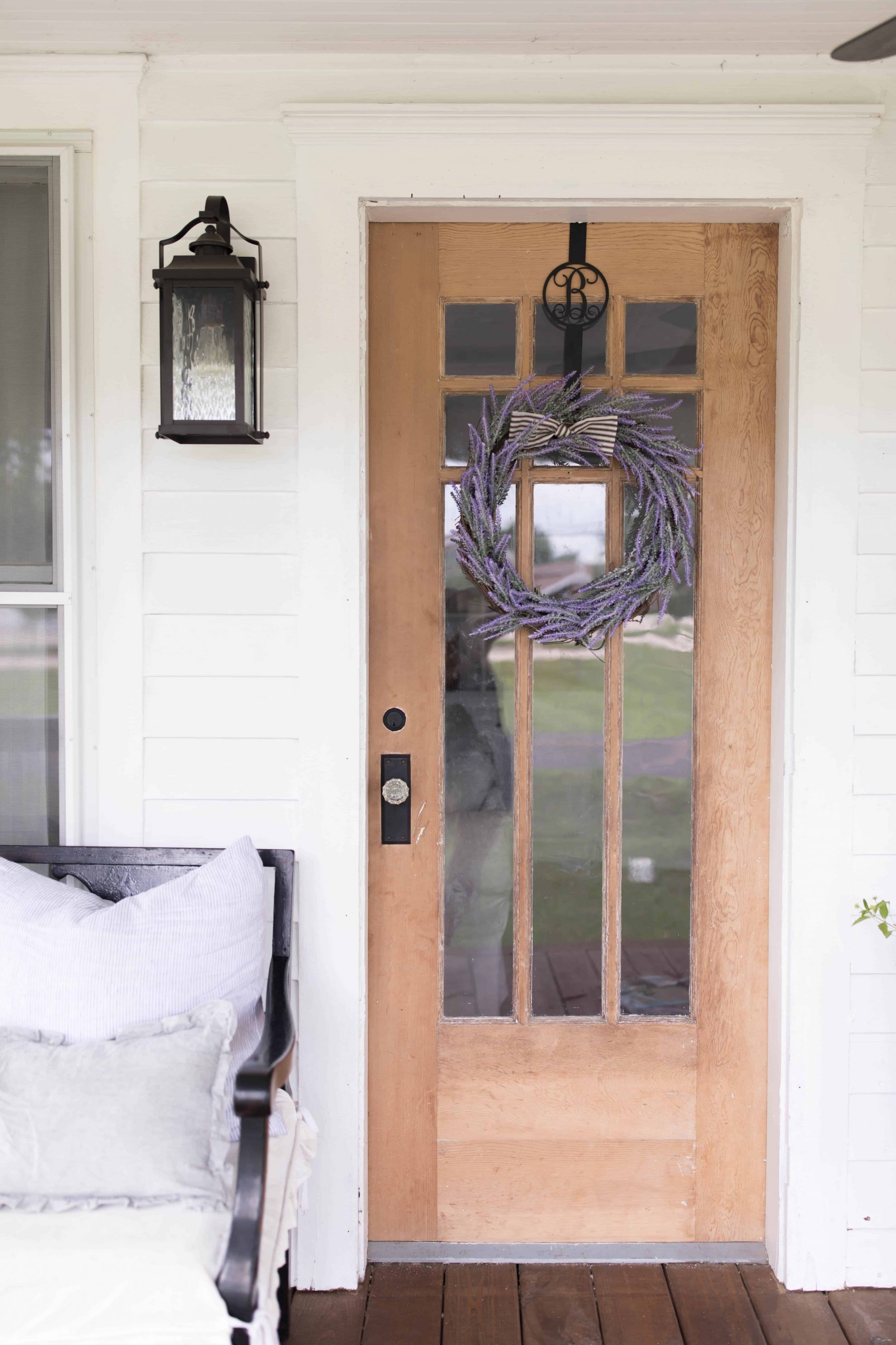 Simple Front Door Decor