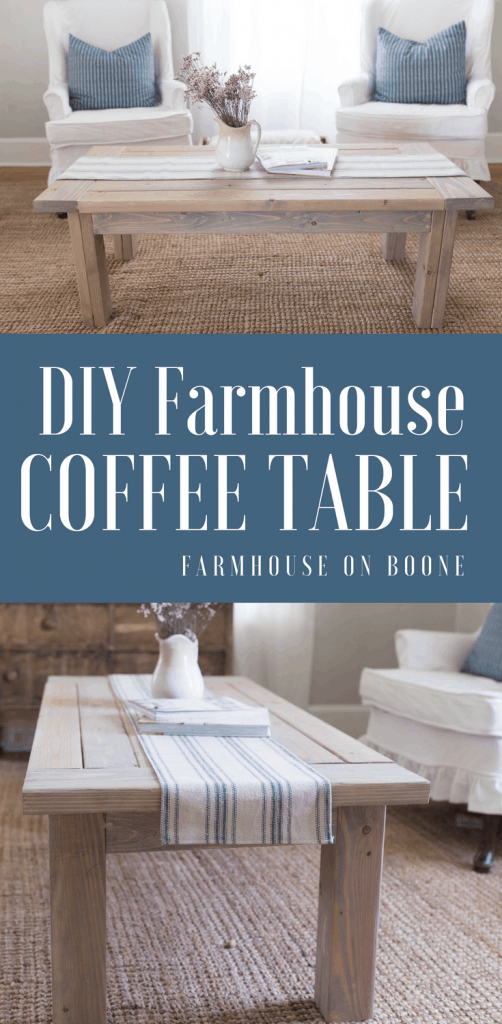 farmhouse coffee table diy plans build a coffee table