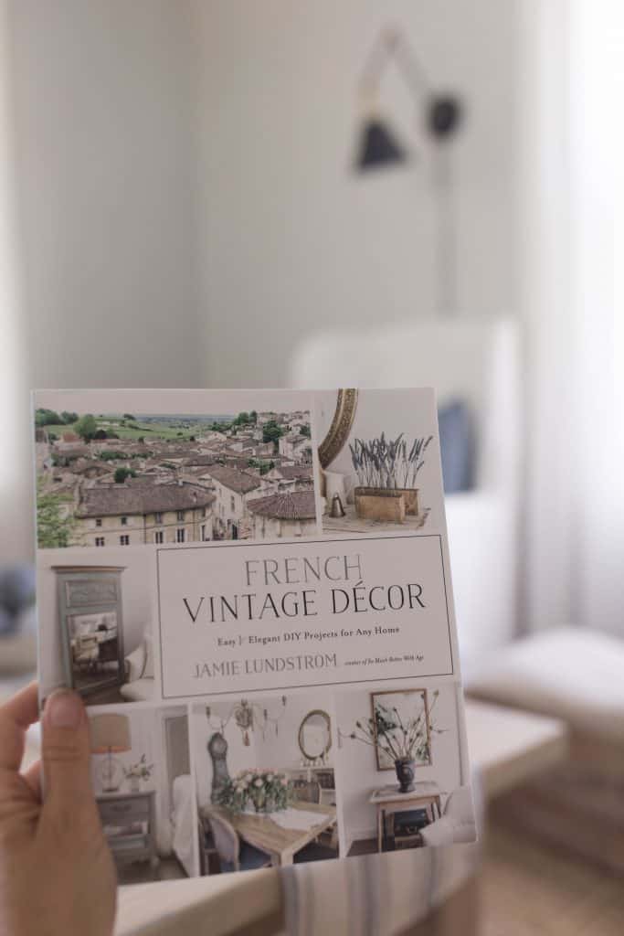 french vintage decor book concrete bowl project