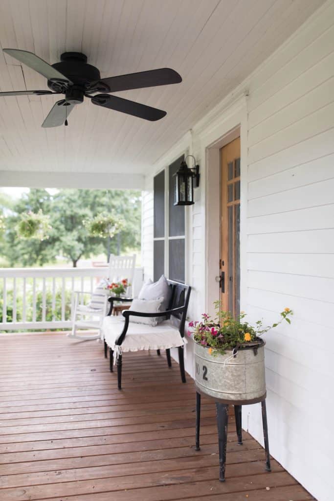 front porch farmhouse style summer home tour 