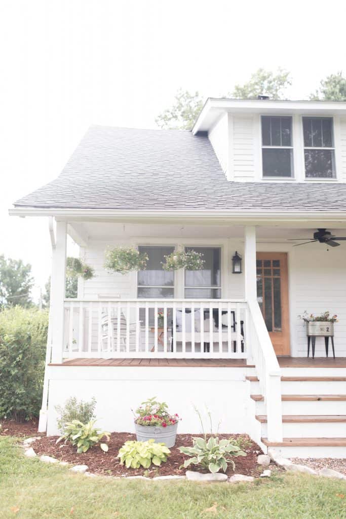 farmhouse front porch summer home tour