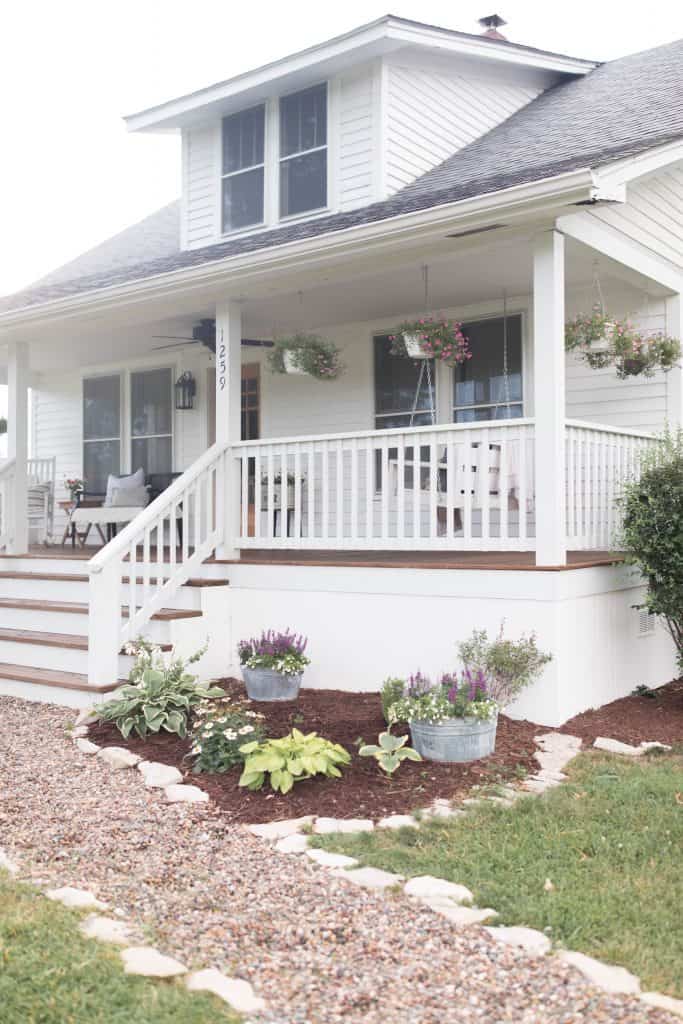 farmhouse front porch summer home tour 