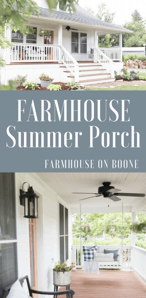 summer farmhouse porch farmhouse home tour