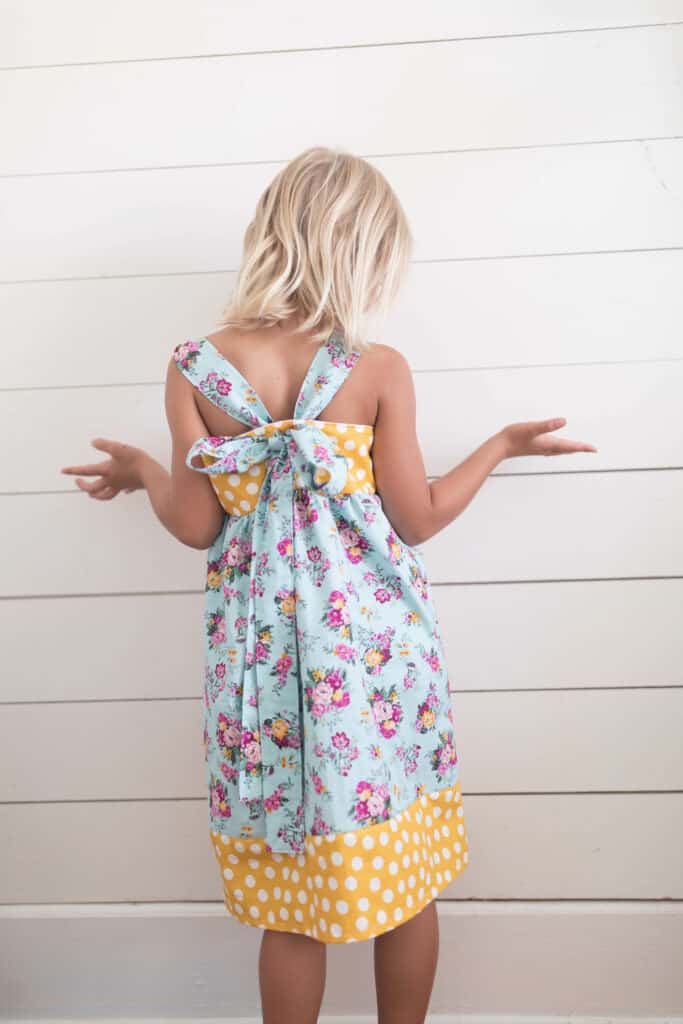 easy sew girls dress