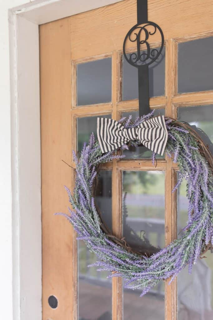 how to make a lavender wreath for summer