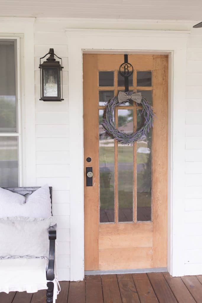 How to make a simple lavender wreath diy farmhouse decor 