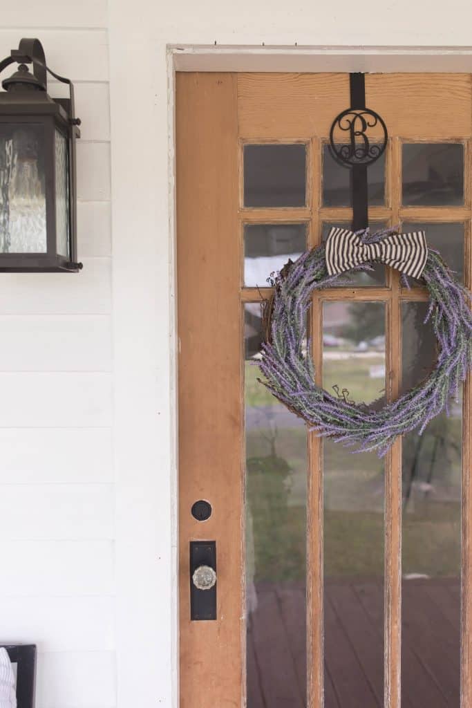 how to make a lavender wreath with faux lavender diy farmhouse decor