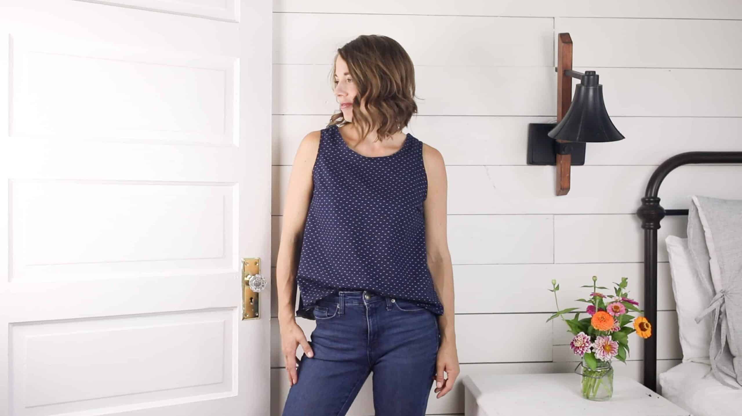 DIY Boxy Linen Top, How To Make A Loose Linen Top