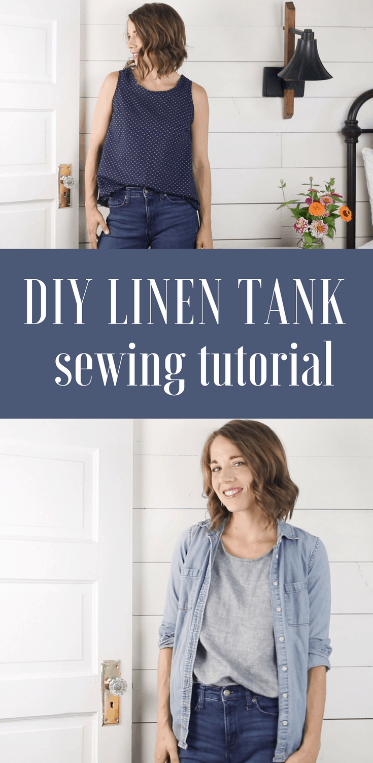 DIY Boxy Linen Top, How To Make A Loose Linen Top