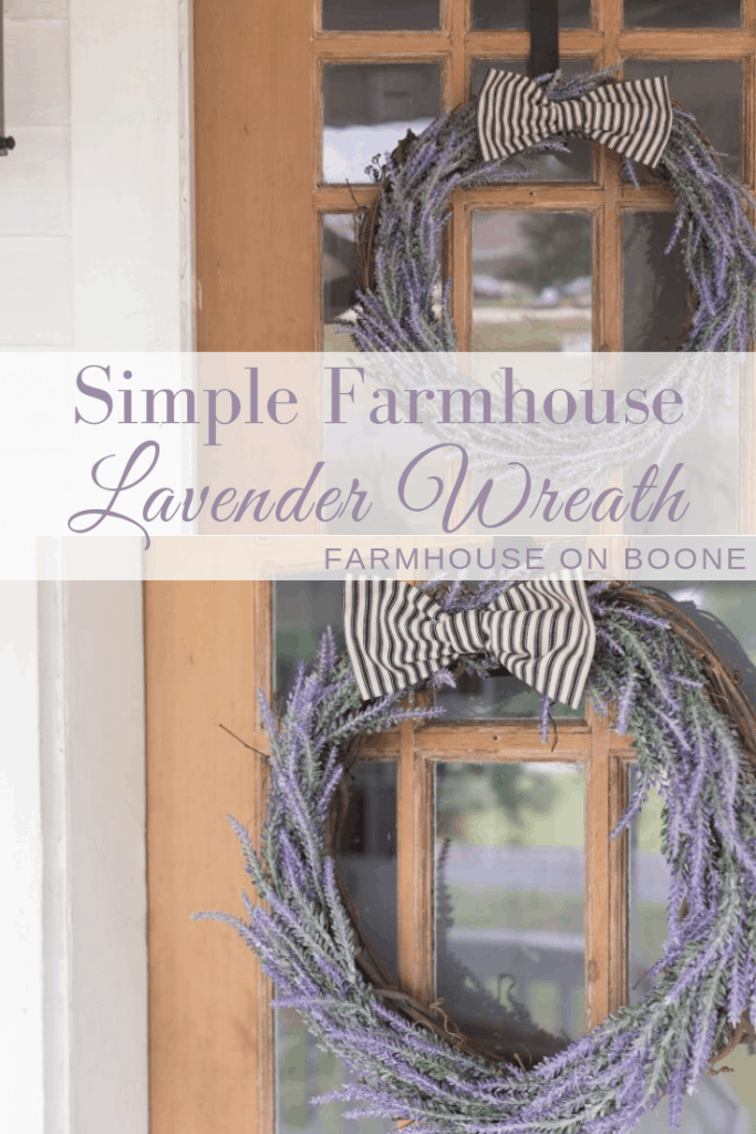 how to make a lavender wreath
