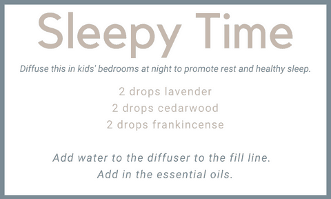 sleepy time diffuser blend for kids