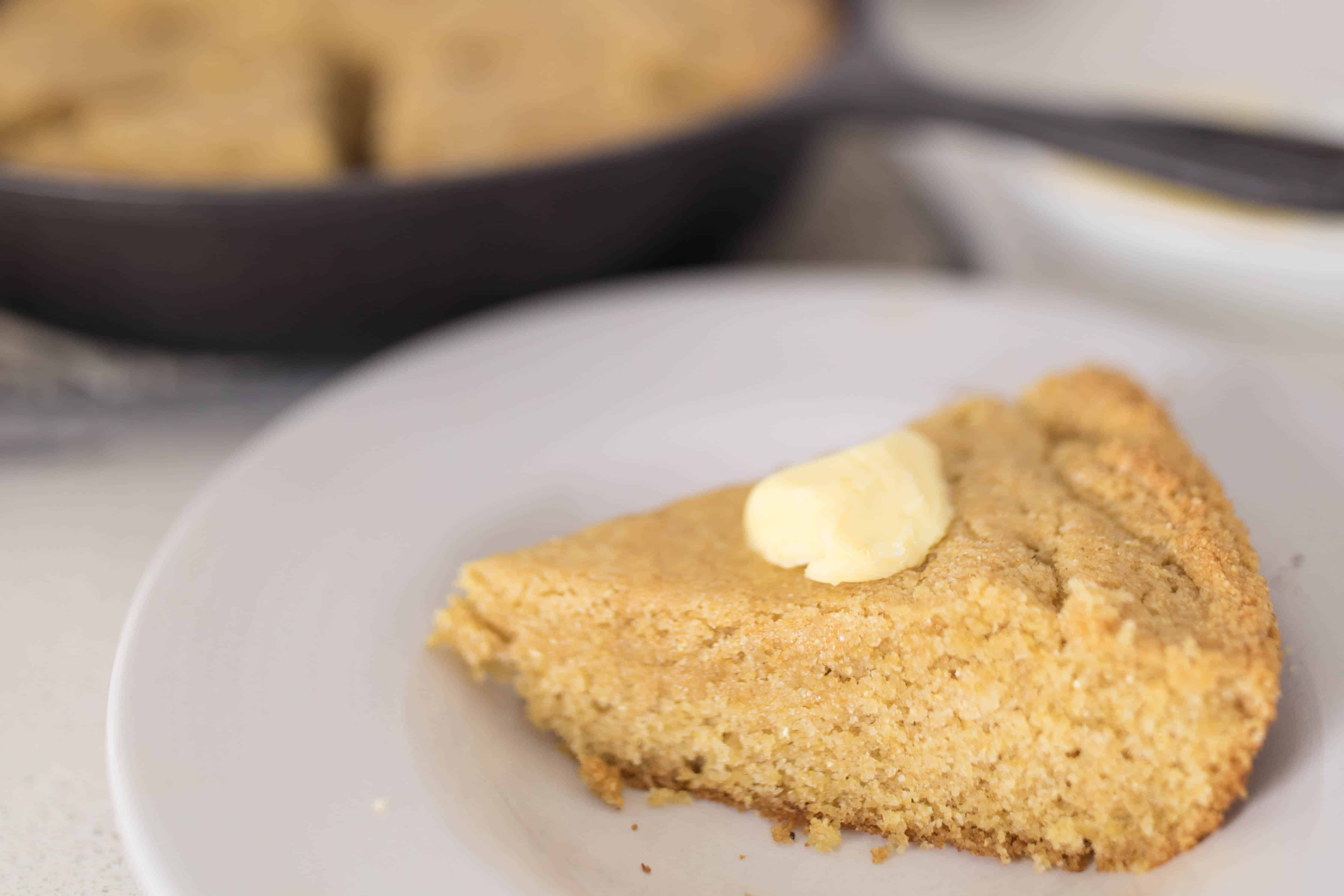 healthy homemade cornbread with einkorn flour