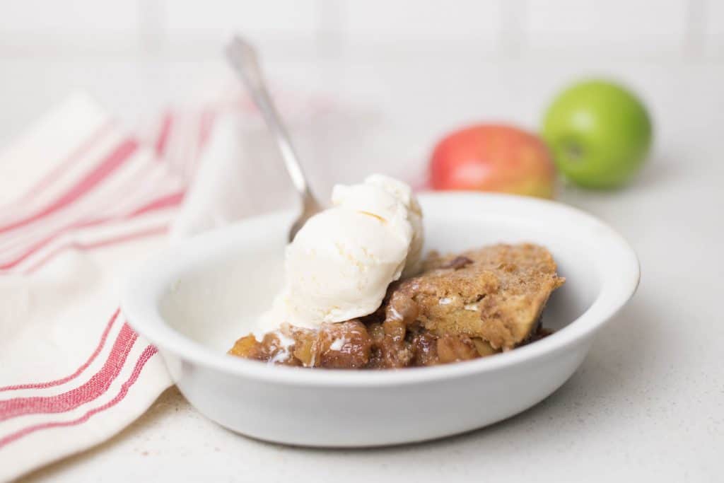 Cinnamon maple Sourdough apple pie healthy apple desserts