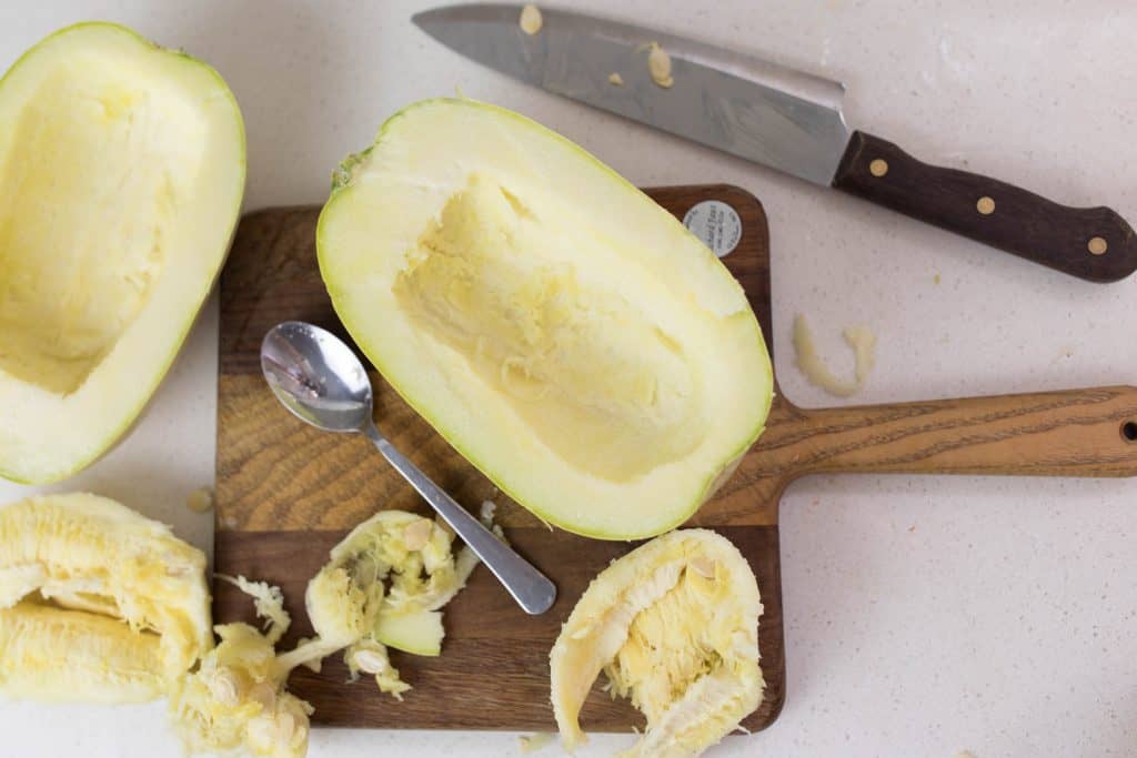 how to roast a spaghetti squash