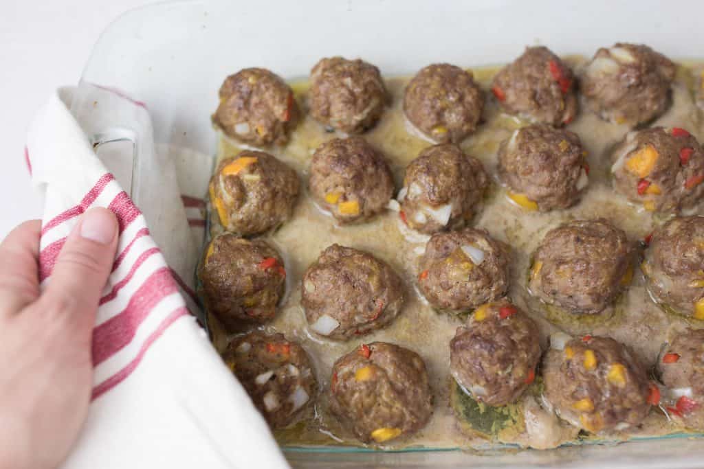 how to make homemade meatballs with coconut flour