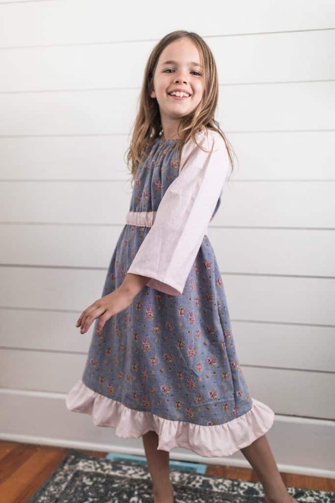 simple sewing tutorial for beginners peasant dress for girls