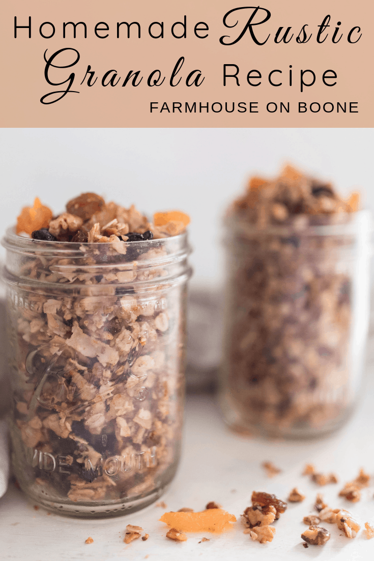 Easy Homemade Granola Recipe Farmhouse on Boone