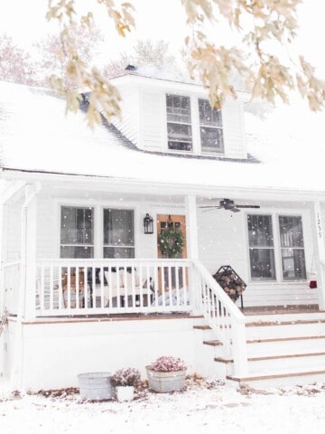 Farmhouse on Boone in Winter