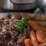 instand pot roast and carrots recipe