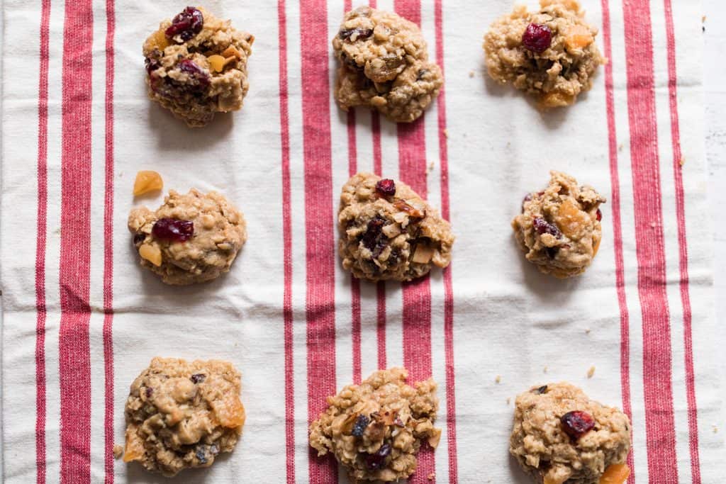 rustic granola cookies oatmeal cookies with cranberries toasted coconut ad apricots