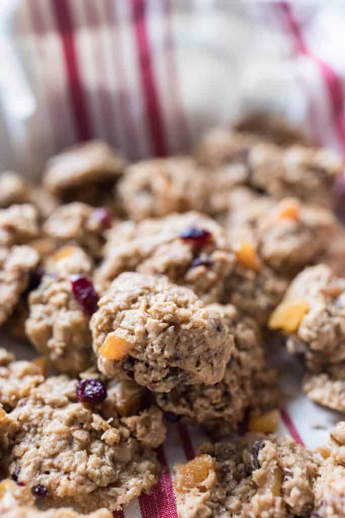 granola cookies cinnamon apricot cranberry coconut oatmeal cookies