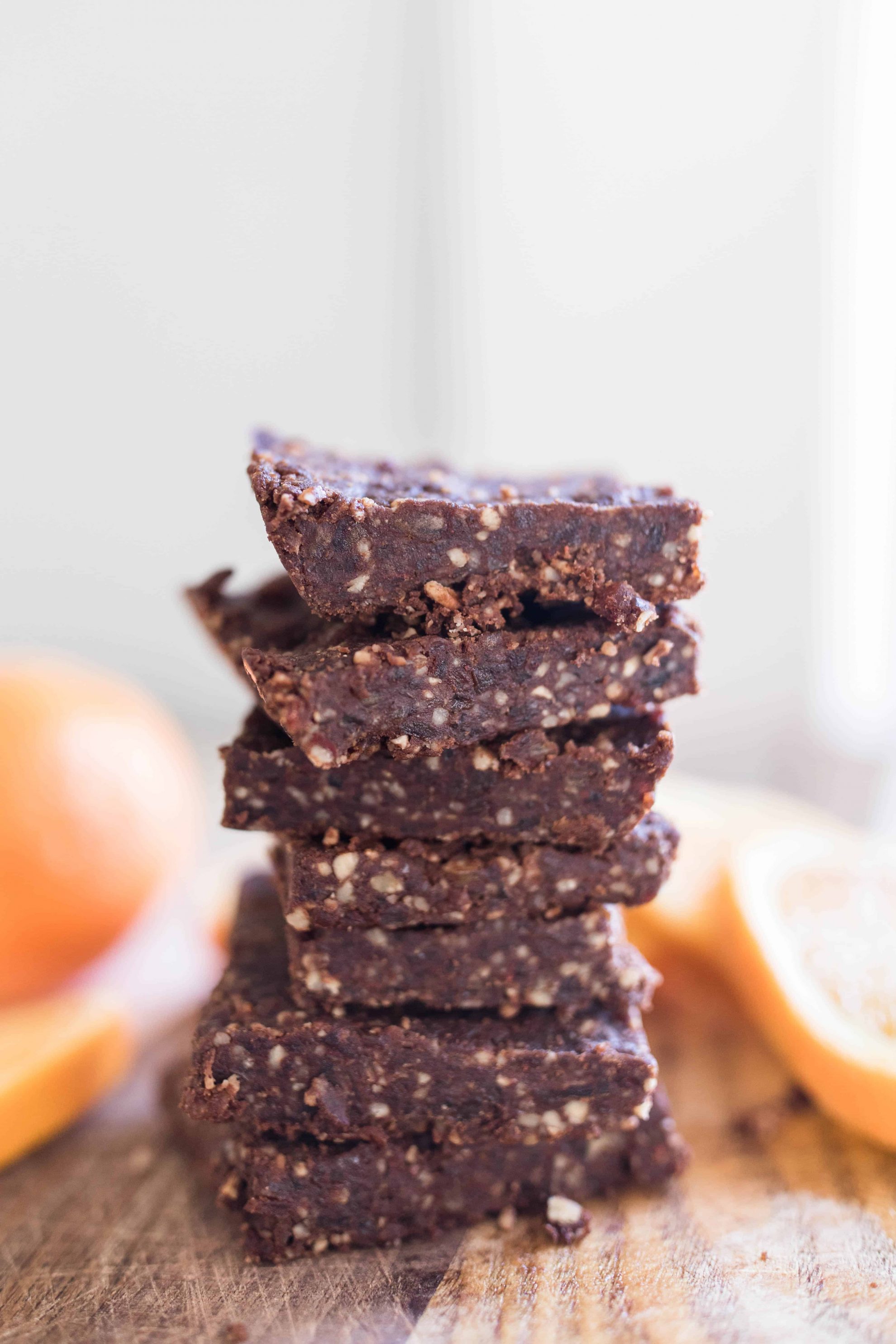 Chocolate Orange Fruit and Nut Bars Homemade Larabars Farmhouse on Boone