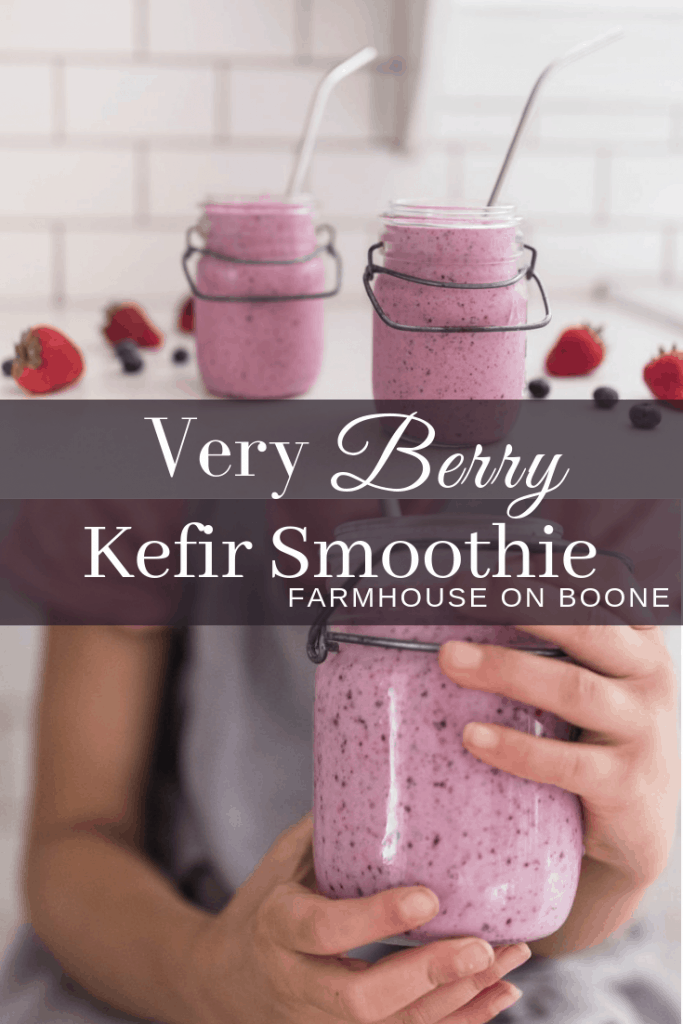 very berry kefir smoothie