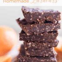 Homemade Larabar Recipe | Homemade Orange Chocolate Fruit and Nut Bars