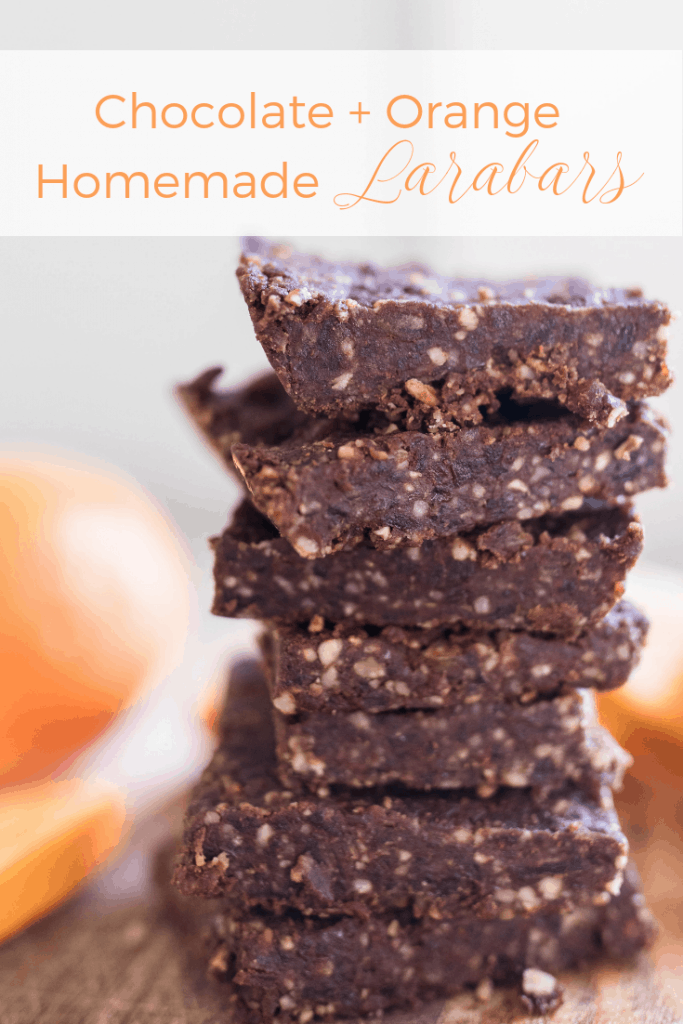 Homemade Larabar Recipe | Homemade Orange Chocolate Fruit and Nut Bars