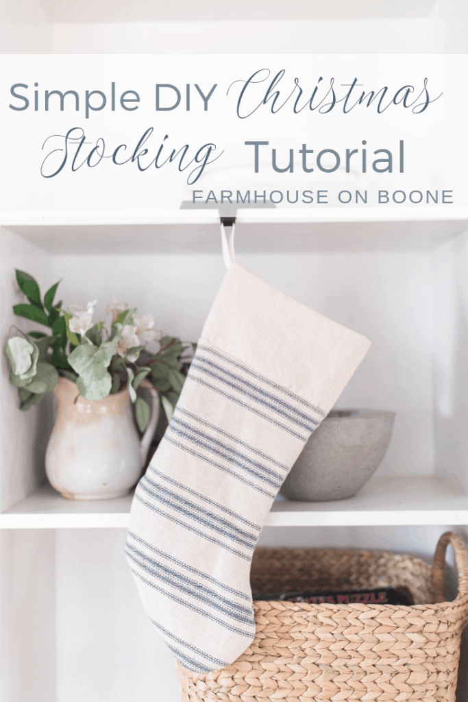 Simple DIY Christmas Stocking Tutorial