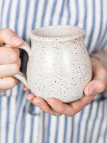 How to make the best cup of coffee. Whole beans, french press and heavy cream are the secret formula for better than coffee house coffee!