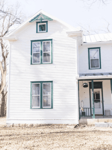 Farmhouse restoration before pictures