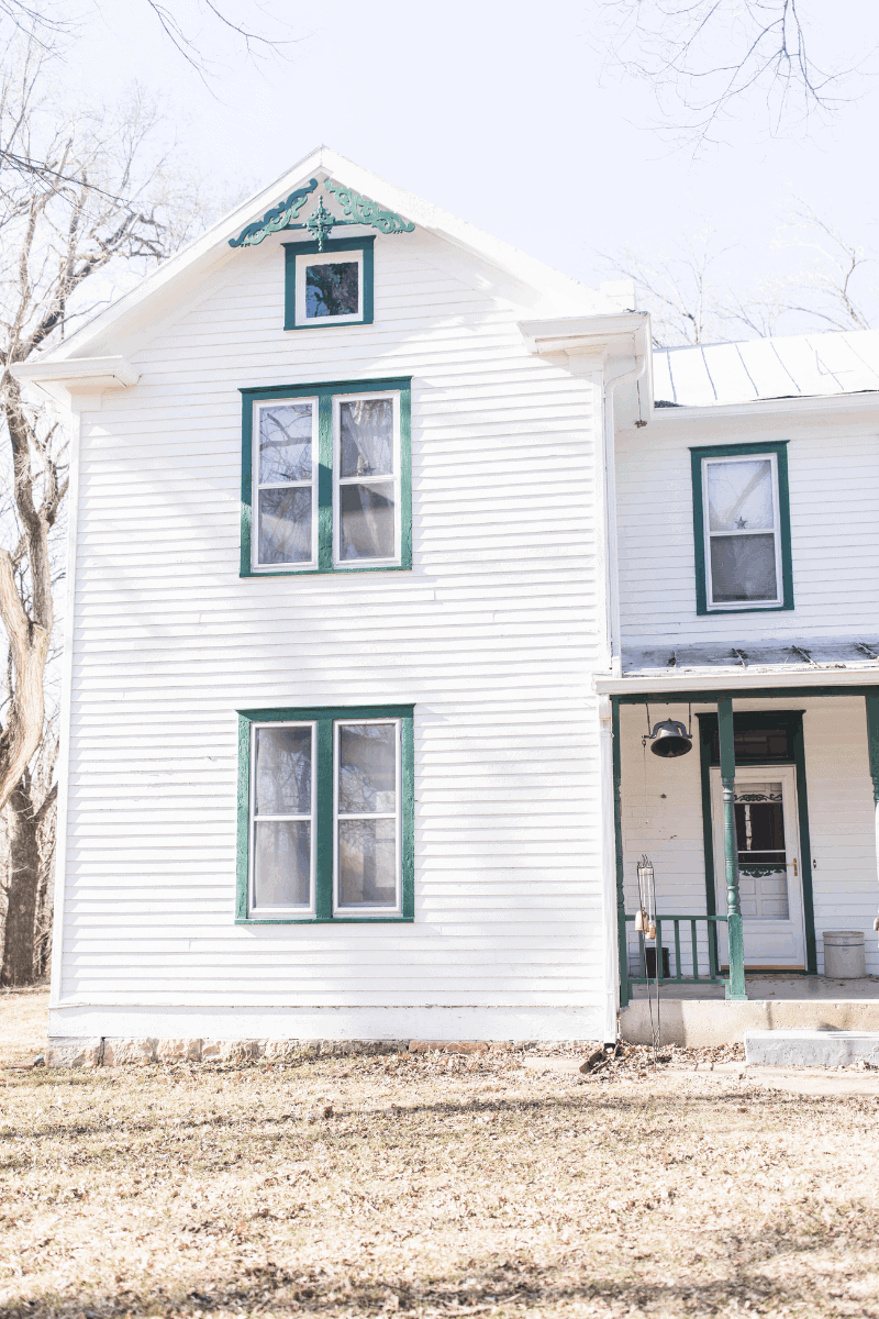 Farmhouse restoration before pictures