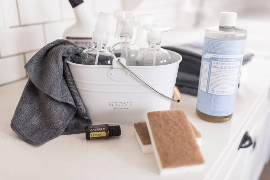 Minimalist cleaning essentials for a clean home with fewer supplies nontoxic and all natural