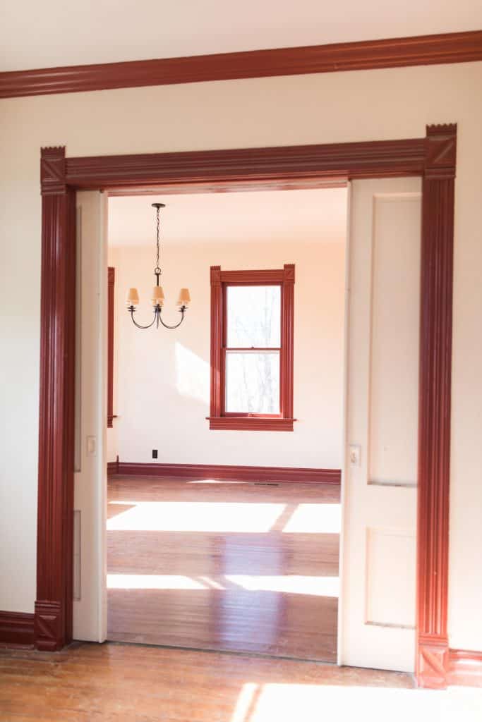 farmhouse pocket doors farmhouse restoration before photos 