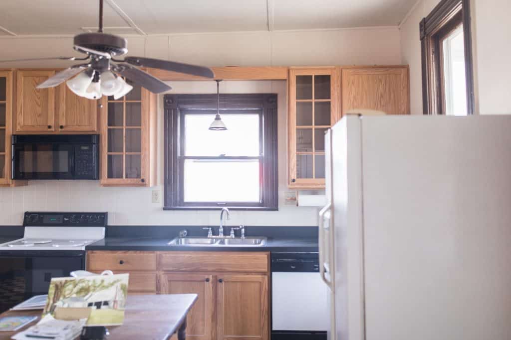 farmhouse kitchen before photos