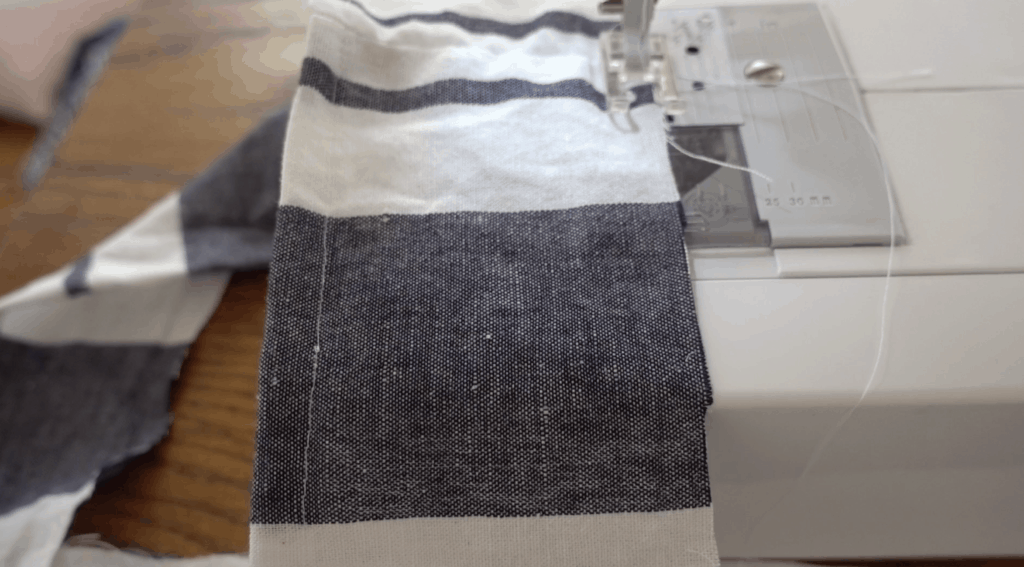 sewing a gathering stitch