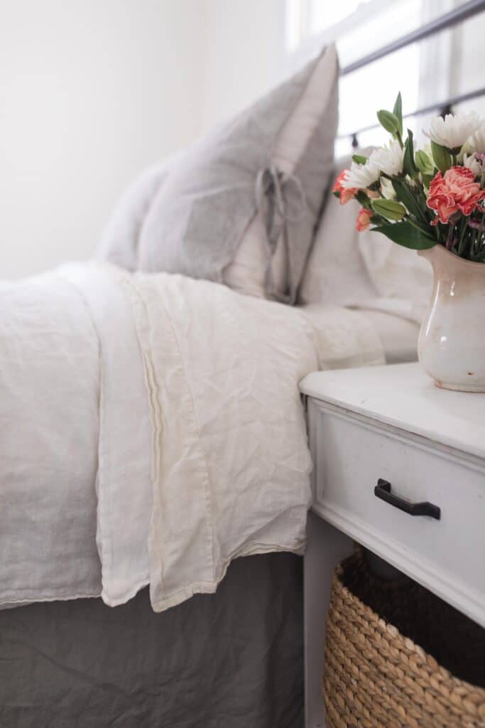 farmhouse linen sheets