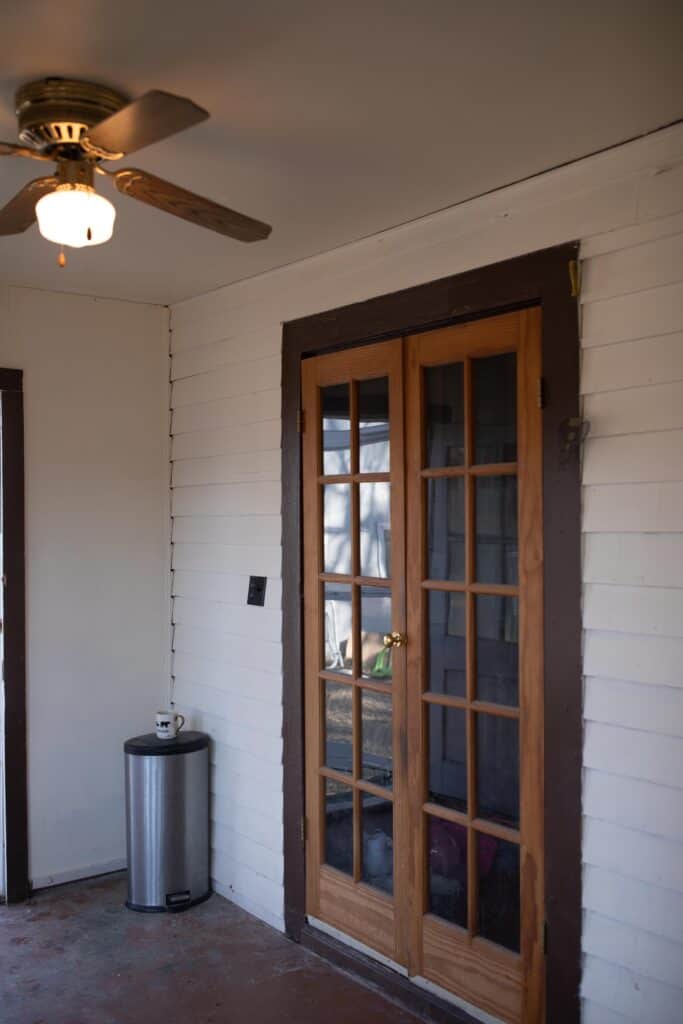 farmhouse mudroom makeover before photos