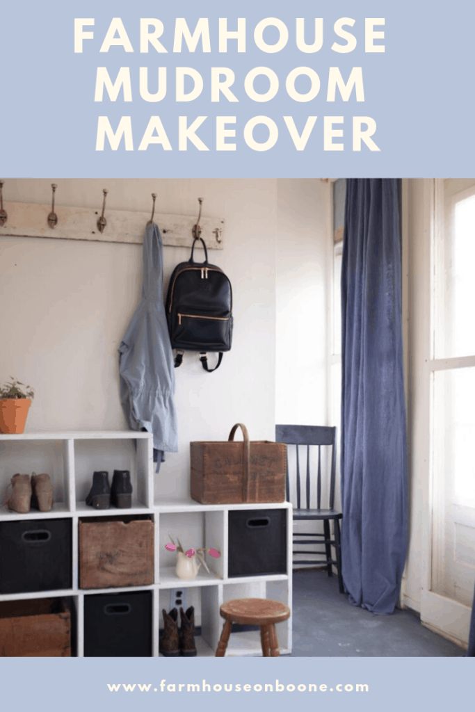 Farmhouse Mudroom Makeover