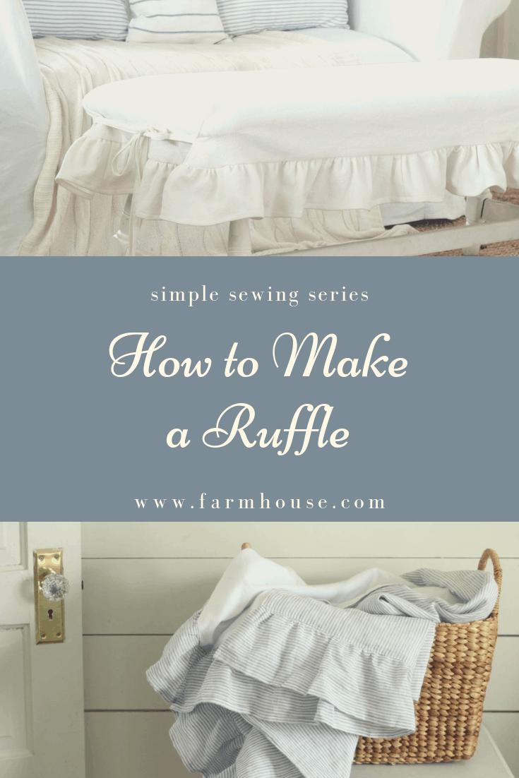 How to Make a Ruffle - Farmhouse on Boone