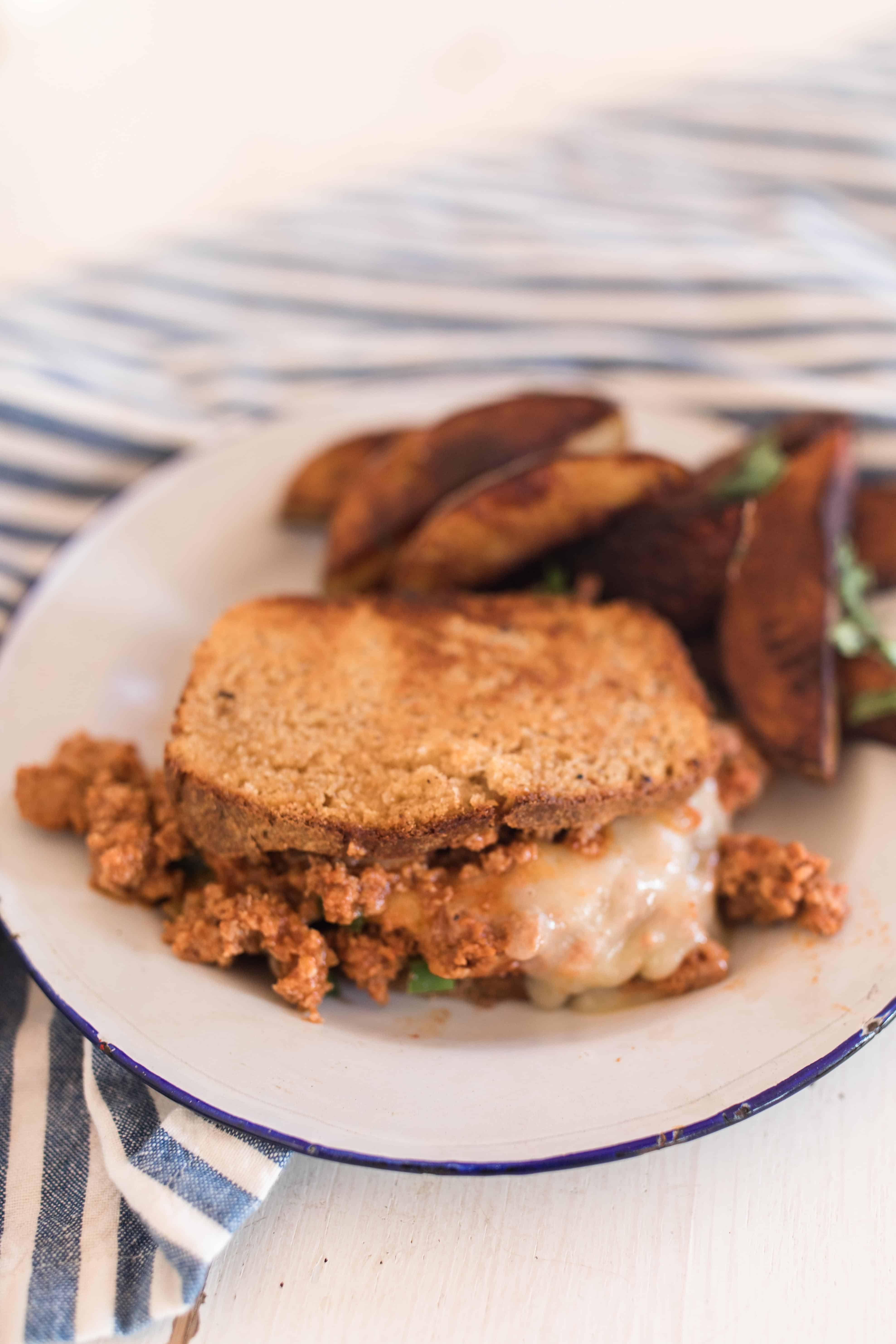 Turkey sloppy joes made with healthy ingredients