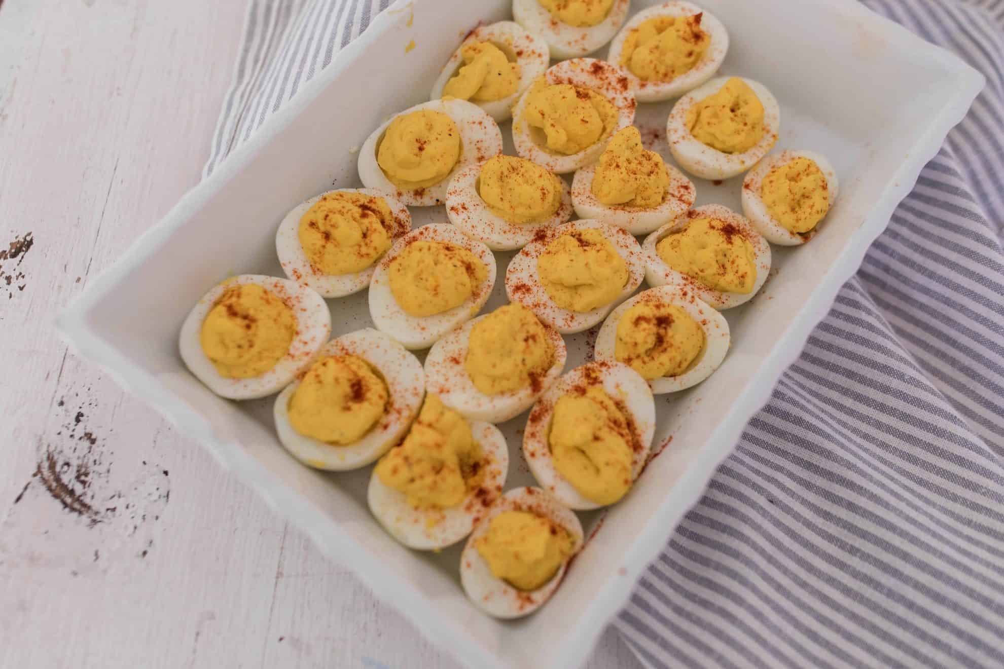 how to make hard boiled eggs in the instant pot and my favorite deviled eggs recipe